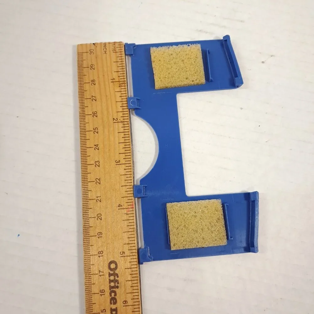 Tiger electronics Jeopardy game battery cover back door‎ blue part 1985 ONLY